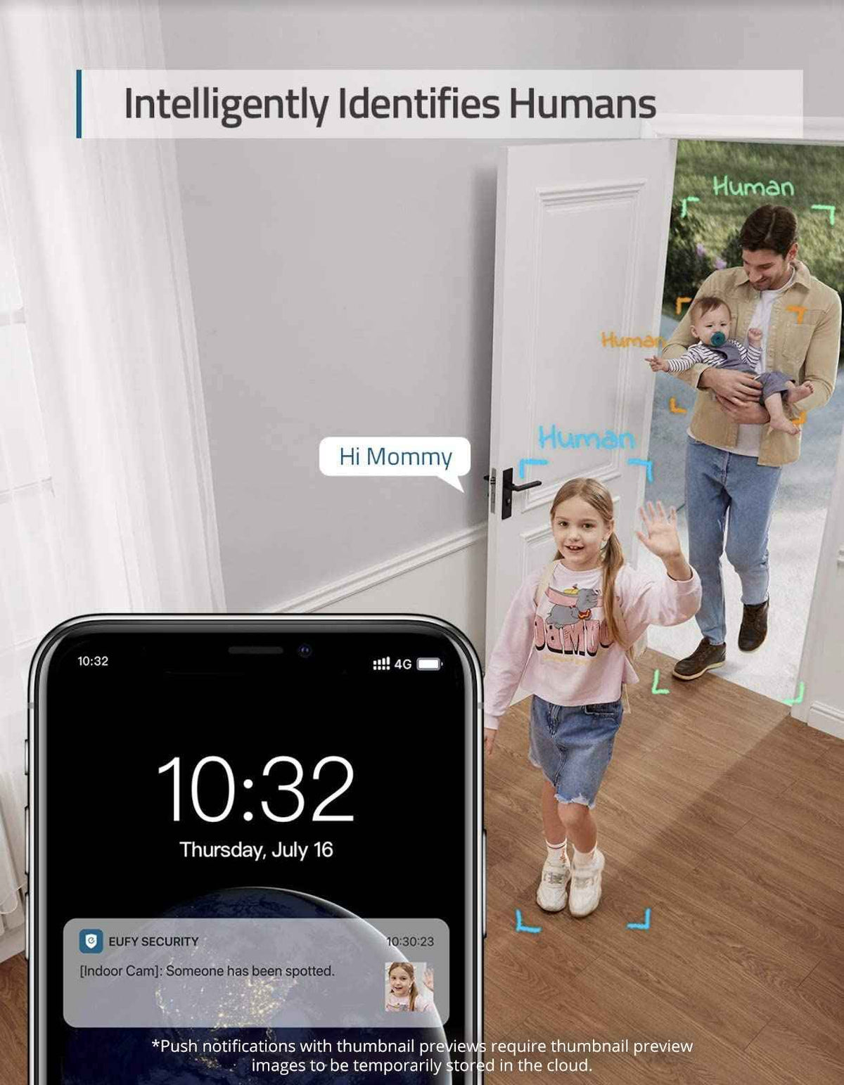 eufy Security Indoor Cam E220, 2K, Pan & Tilt, Indoor Security Camera, Wi-Fi Plug-in Camera, Human & Pet AI, Voice Assistant Compatibility, Night Vision, Motion Tracking, HomeBase not Compatible 🍁 All In One Marketplace Canada