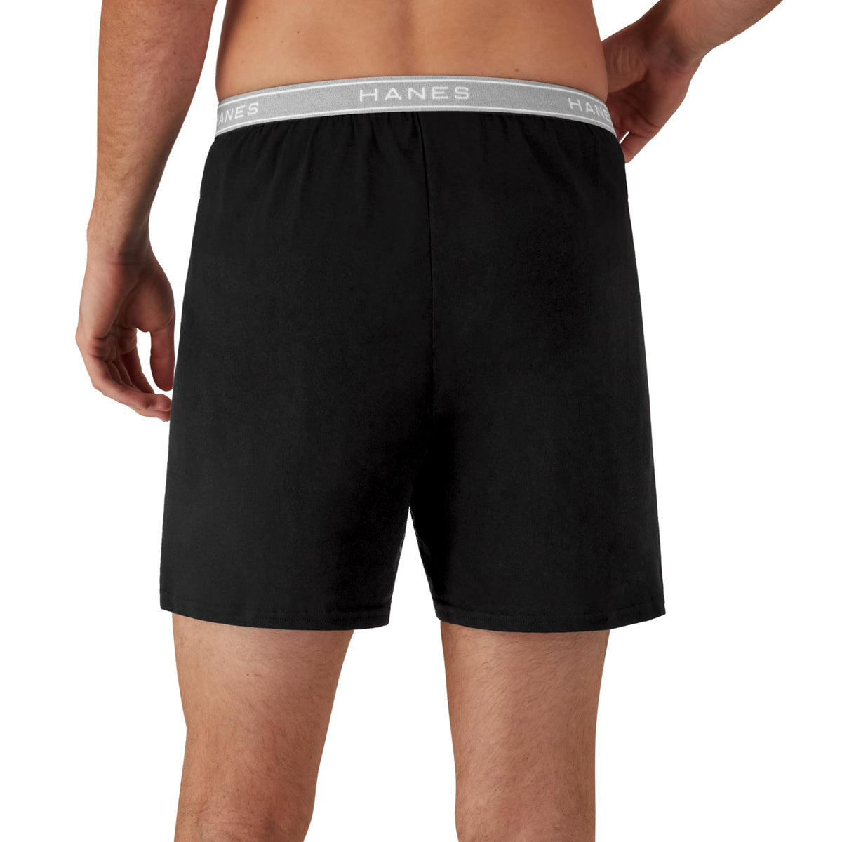 Hanes Men's 5-Pack Exposed Waistband Knit Boxers, Assorted, Medium/32-34 🍁 All In One Marketplace Canada