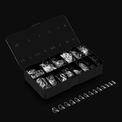 APRÉS Gel-X® Almond Box of Nail Tips | 280 Soft Gel Nail Tips, 14 Sizes 00-9 | Half-sizes Included (Natural Almond Short, 280 Count) 🍁 All In One Marketplace Canada