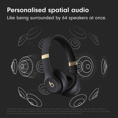 Beats Solo 4 - Wireless Bluetooth On-Ear Headphones, Apple & Android Compatible, Up to 50 Hours of Battery Life - Gold & Black 🍁 All In One Marketplace Canada