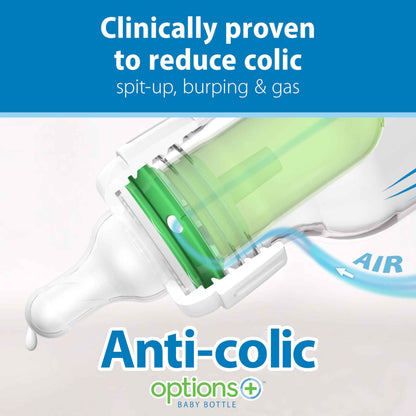 Dr. Brown's Natural Flow Anti-Colic Options+ Narrow Baby Bottle, 8 Ounce 250 ml 4 pack 🍁 All In One Marketplace Canada