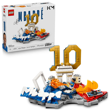 LEGO Editions Kylian Mbappé – Soccer Highlights - Building Set for Boys & Girls, Ages 10+ - Collectible Soccer Gift with Plaque - Kids Bedroom or Shelf Decor - 43013 🍁 All In One Marketplace Canada