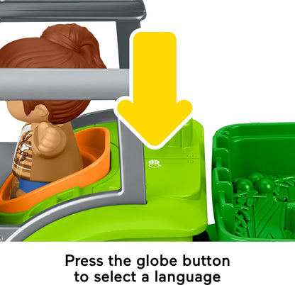 Fisher-Price Little People Push & Play Tractor, Multilanguage 🍁 All In One Marketplace Canada