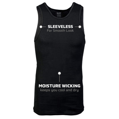 Gildan Men's A-Shirts Tanks Multipack, Black/Sport Grey/Charcoal (5-Pack), X-Large 🍁 All In One Marketplace Canada