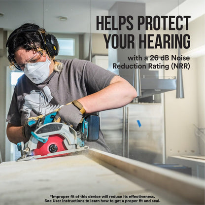 3M WorkTunes Connect Wireless Hearing Protector with Bluetooth Technology, Bluetooth Hearing Protection with a 26 dB Noise Reduction Rating 🍁 All In One Marketplace Canada
