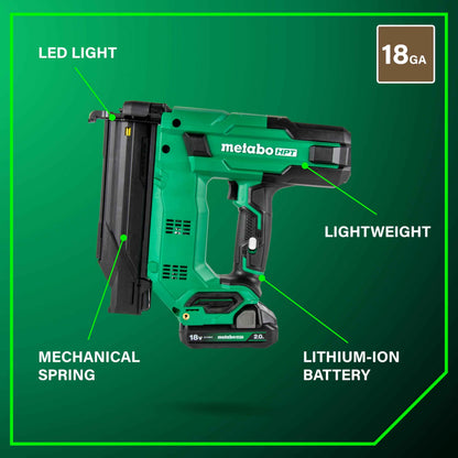 Metabo HPT 18V MultiVolt™ 18-Ga Compact Cordless Brad Nailer Kit, Includes 1-18V 2.0 Ah Battery, NT1850DGM 🍁 All In One Marketplace Canada