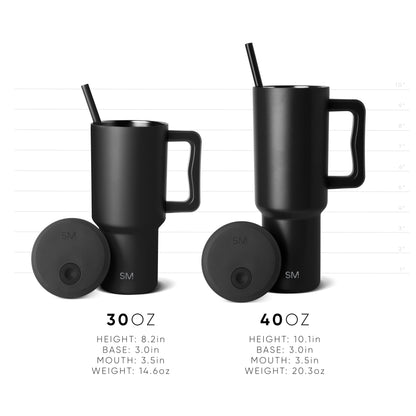 Simple Modern Tumbler with Handle and Straw | 40oz | Green 🍁 All In One Marketplace Canada