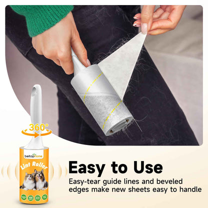 Lint Roller for Pet Hair Extra Sticky, 800 Sheets with 4 Durable Handles and Strong Paper Refills, Pet Hair Roller for Dogs and Cats, Lint Remover for Clothes, Carpet, and Furniture 🍁 All In One Marketplace Canada