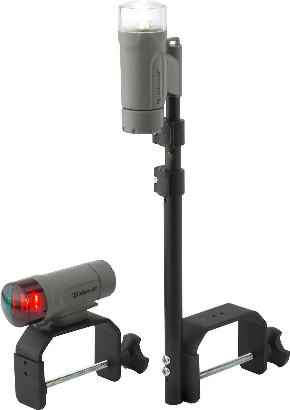 Attwood 14190-7 Water-Resistant Portable Clamp-On LED Light Kit with Marine Gray Finish 🍁 All In One Marketplace Canada