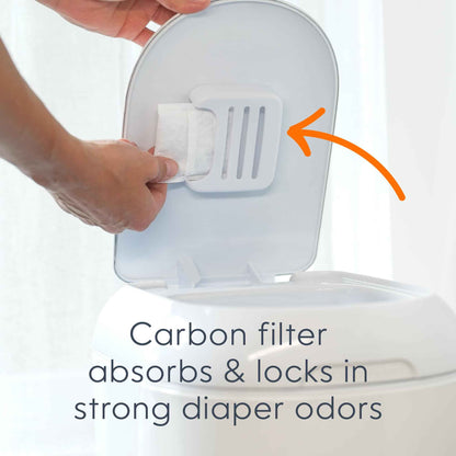 Diaper Genie Platinum Diaper Pail Gift Set, 2 Easy Roll Refills (48 Bags) 🍁 All In One Marketplace Canada