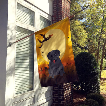 Caroline's Treasures BB4272CHF Halloween Pug Black Canvas House Size Flag, Large, Multicolor