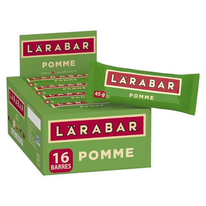 LÄRABAR Apple, Fruit and Nut Energy Bar, Pack of 16 Bars, Gluten Free, Vegan, Family Pack, Snack Bars, 720 Grams Package 🍁 All In One Marketplace Canada