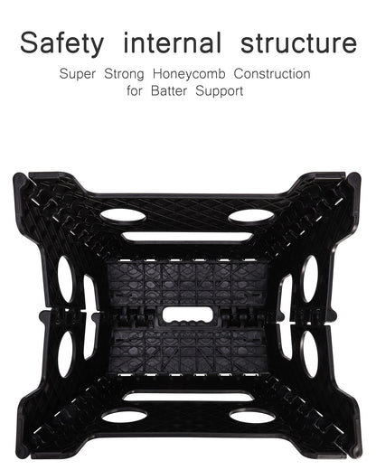 Acko Folding Step Stool 13 inch Heavy Duty Plastic Foldable Step Stool for Adults and Kids, Premium Black Step Stool Toddler, Small Collapsible Fold Up Stepping Stool Kitchen Bathroom Step Stool 🍁 All In One Marketplace Canada