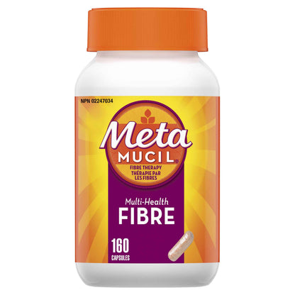 Metamucil, Daily Psyllium Husk Powder Supplement, 3-in-1 Fibre for Digestive Health, Capsules, 160 Count 🍁 All In One Marketplace Canada