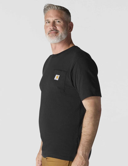 Carhartt Men's K87 Workwear Short Sleeve T-Shirt (Regular and Big & Tall Sizes), Black, 3XL (Reg) 🍁 All In One Marketplace Canada