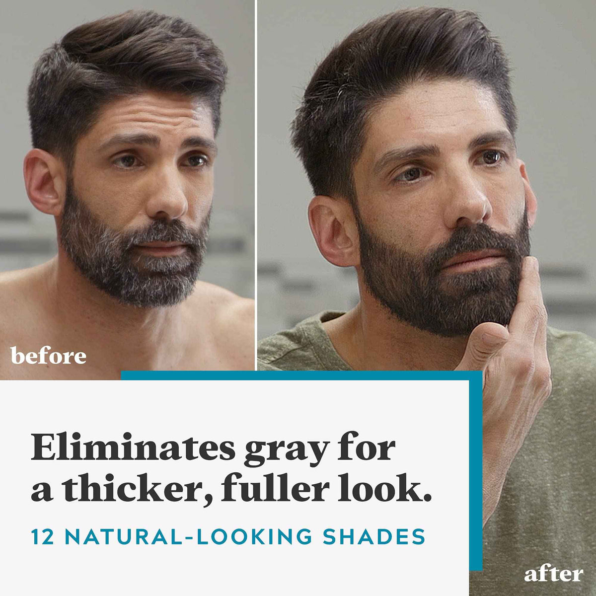 Just For Men Mustache & Beard, Beard Dye for Men with Brush Included for Easy Application, With Biotin Aloe and Coconut Oil for Healthy Facial Hair, Dark Brown, M-45 (3 Count) 🍁 All In One Marketplace Canada