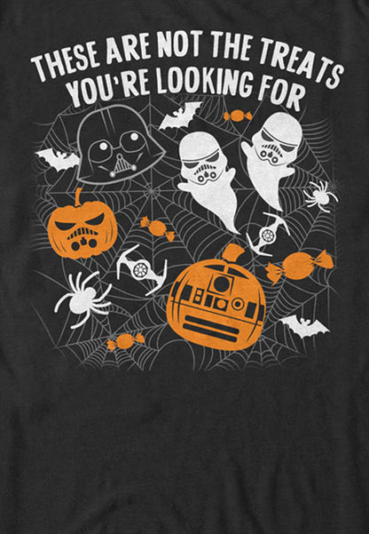 STAR WARS Licensed Halloween Not The Treats Men's Tee, Black, 3X-Large