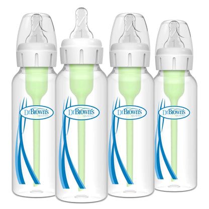 Dr. Brown's Natural Flow Anti-Colic Options+ Narrow Baby Bottle, 8 Ounce 250 ml 4 pack 🍁 All In One Marketplace Canada