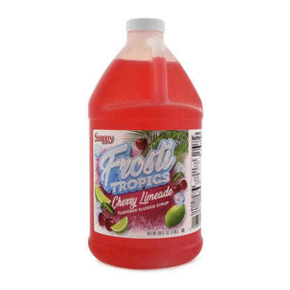 Snappy Frosti Tropics Cherry Limeade Slushy Mix, Slushie Syrups for Machine, Granita Slushy Syrup, Slushie Mix For Frozen Drink Blender, 1/2 Gallon 🍁 All In One Marketplace Canada
