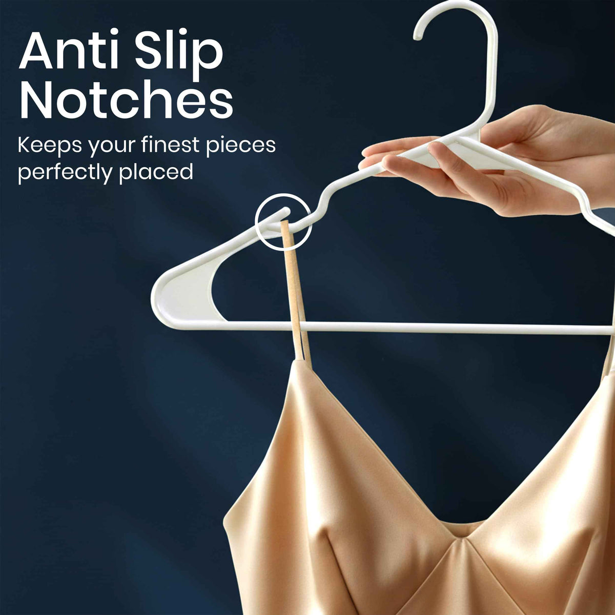 Utopia Home Plastic Hangers, 30 Pack, Clothes Hangers with Shoulder Grooves, Durable Space Saving Coat Hanger for Shirts, Pants, Skirts, Jackets, Blouses, Dresses and Everyday Wardrobe Use (White) 🍁 All In One Marketplace Canada