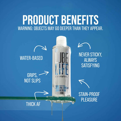 LubeLife 3X Anal Personal Lubricant, Thicker Water-Based lube for Men, Women and Couples, Extra Protection, Non-Sticky, Smooth Glide, 8 Fl Oz 🍁 All In One Marketplace Canada