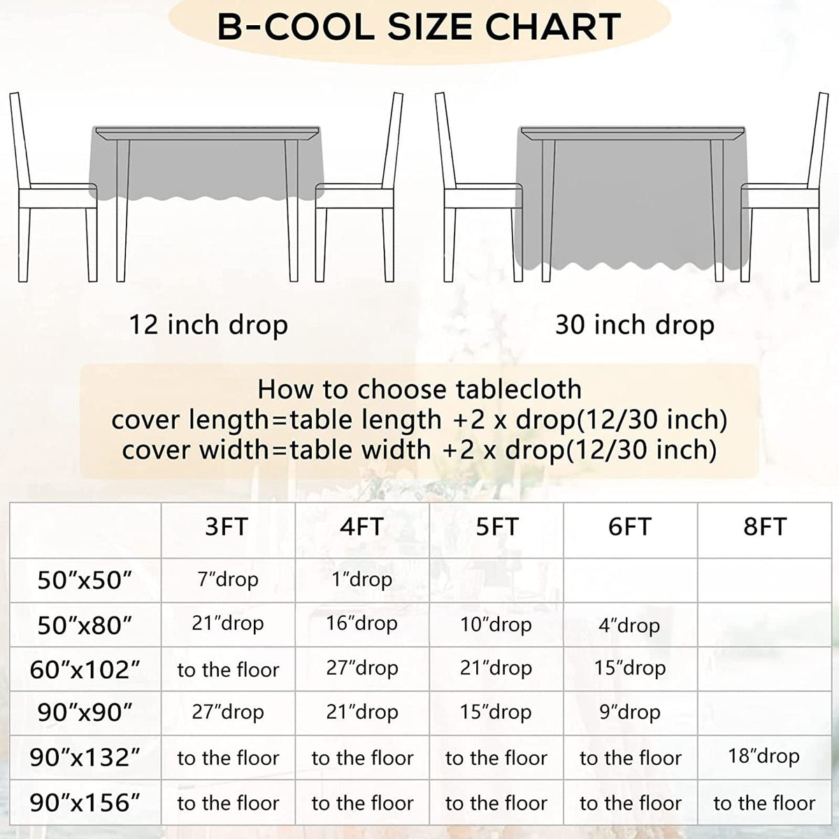 B-COOL Sequin Tablecloth White Wedding Table Decoration 90x90 Inch Sequin