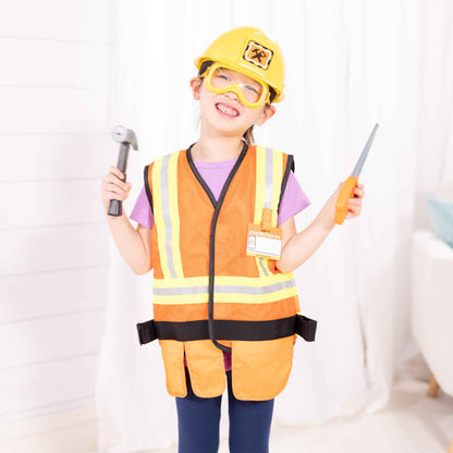 Melissa & Doug Construction Costume, Pretend Play Dress Up Set (6-Pc) Tools, Vest & Accessories, Role Play Toys for Kids 3+ 🍁 All In One Marketplace Canada