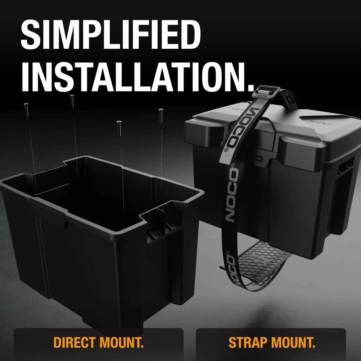 NOCO Snap-Top BG24 Battery Box, Group 24 12V Battery Box for Marine, Automotive, RV, Boat, Camper and Travel Trailer Batteries 🍁 All In One Marketplace Canada