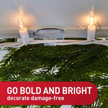Command Outdoor Light Clips, Damage Free Hanging Outdoor Light Clips with Adhesive Strips, No Tools Wall Clips for Hanging Outdoor Lights and Cables, 20 Clear Clips and 24 Command Strips 🍁 All In One Marketplace Canada