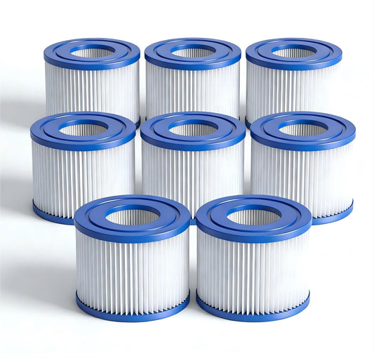 KGC 8 Pack Type VI Hot Tub Spa Filters Compatible with Coleman Saluspa 90352E 58323E 90427E, Lay-Z-Spa Hot Tub Filter Cartridge, Inflatable Hot Tub Filters Replacements Swimming Pool Pump Filter 🍁 All In One Marketplace Canada