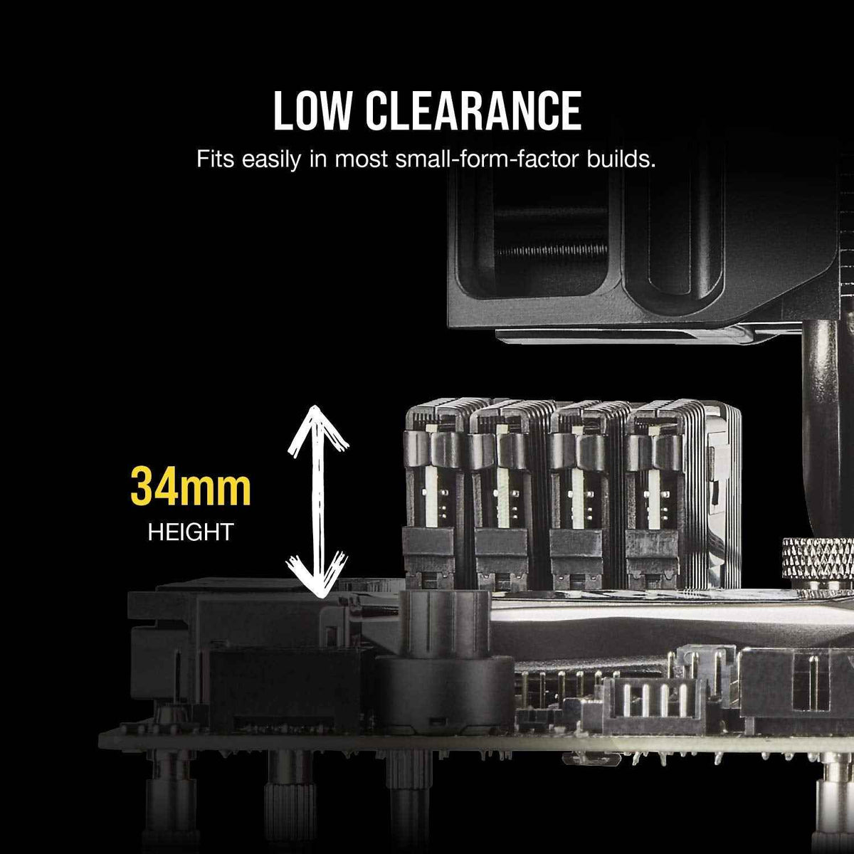 CORSAIR Vengeance LPX DDR4 RAM 32GB (2x16GB) Up to 3200MHz CL16-20-20-38 1.35V Intel XMP AMD EXPO Computer Memory – Black (CMK32GX4M2E3200C16) 🍁 All In One Marketplace Canada