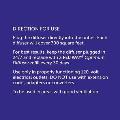 FELIWAY Optimum Starter Kit, Promotes Calmness AND Harmony in Cats & Kittens, VHP Registered NN.P5V2, includes 1 Diffuser 1 Refill, Lasts 30 Days, Cat Calming Pheromones, 48ml 🍁 All In One Marketplace Canada
