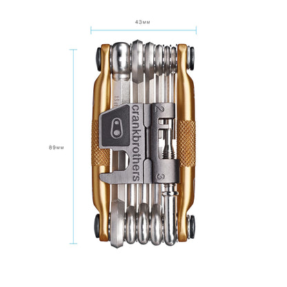 Crankbrothers 10755 Multi Bicycle Tool 17-Function, Gold 🍁 All In One Marketplace Canada