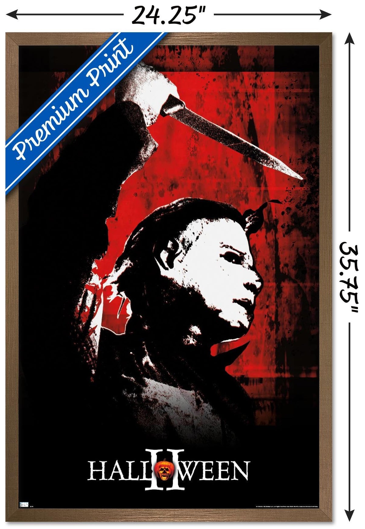 Halloween II - Red Wall Poster