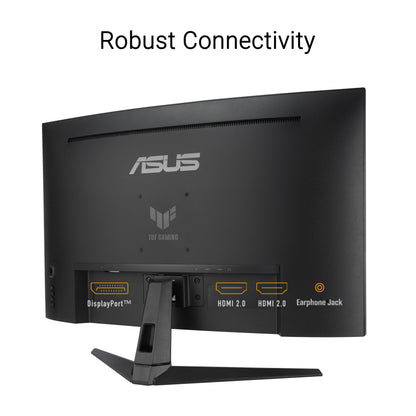 ASUS TUF Gaming 31.5” 1440P Curved HDR Gaming Monitor (VG32WQ3B) – QHD (2560 x 1440), 180Hz, 0.5ms, 1500R, Extreme Low Motion Blur, FreeSync, 90% DCI-P3, Shadow Boost, DisplayWidget, 3 yr Warranty 🍁 All In One Marketplace Canada