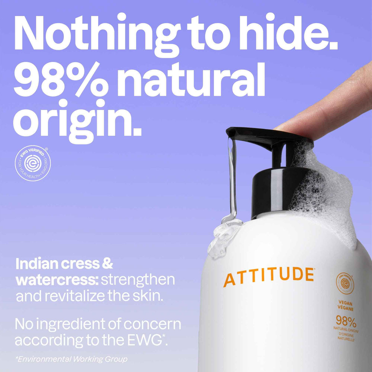 ATTITUDE Liquid Hand Soap, EWG Verified, Plant and Mineral-Based, Vegan Personal Care Products, Orange Blossom & Eucalyptus Scent, 473 mL (Pack of 3) 🍁 All In One Marketplace Canada