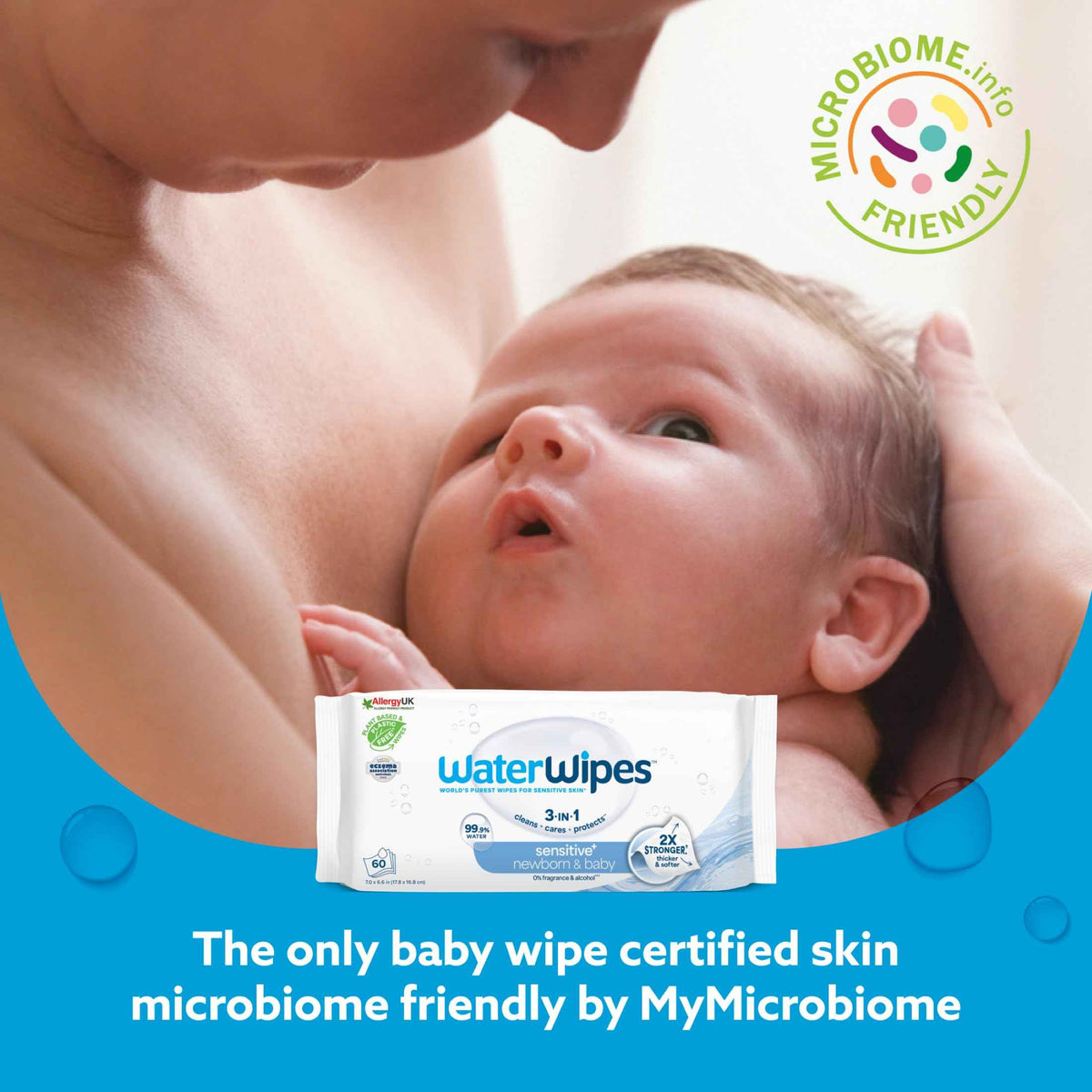 WaterWipes Plastic-Free Original Baby Wipes, 99.9% Water Based Wipes, Unscented & Hypoallergenic for Sensitive Skin, 240 Count (4 packs), Packaging May Vary 🍁 All In One Marketplace Canada