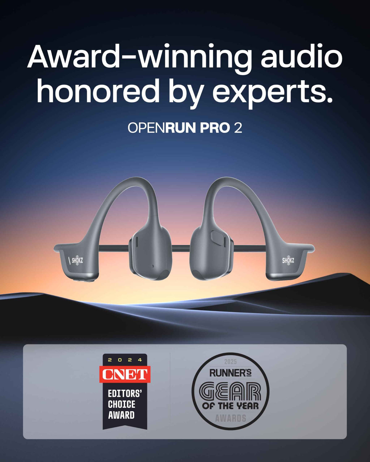 SHOKZ OpenRun Pro 2-Bone Conduction Headphones,Open-Ear Bluetooth Wireless Sport Earphones for Running,Workouts-Sweat Resistant,Comfortable Fit-Deep Bass,Smart Mic,Reflective Strip,Mini,Black 🍁 All In One Marketplace Canada