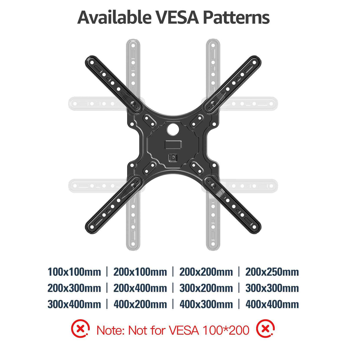 MOUNTUP TV Wall Mounts for Most 26-60 Inches TVs, Full Motion TV Bracket with Swivel and Extension, Articulating Arms, Tilt, Leveling, Single Stud Design, Max VESA 400x400mm up to 77lbs, MU0009 🍁 All In One Marketplace Canada