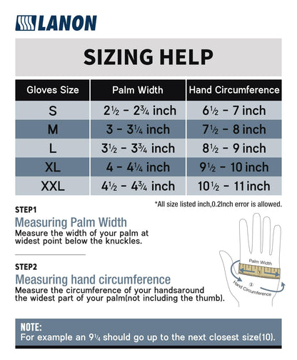 LANON Food Safe Disposable Black Nitrile Gloves, Latex-Free, Powder-Free, Silicone-Free, Textured Fingertips, Cooking, Medium 🍁 All In One Marketplace Canada