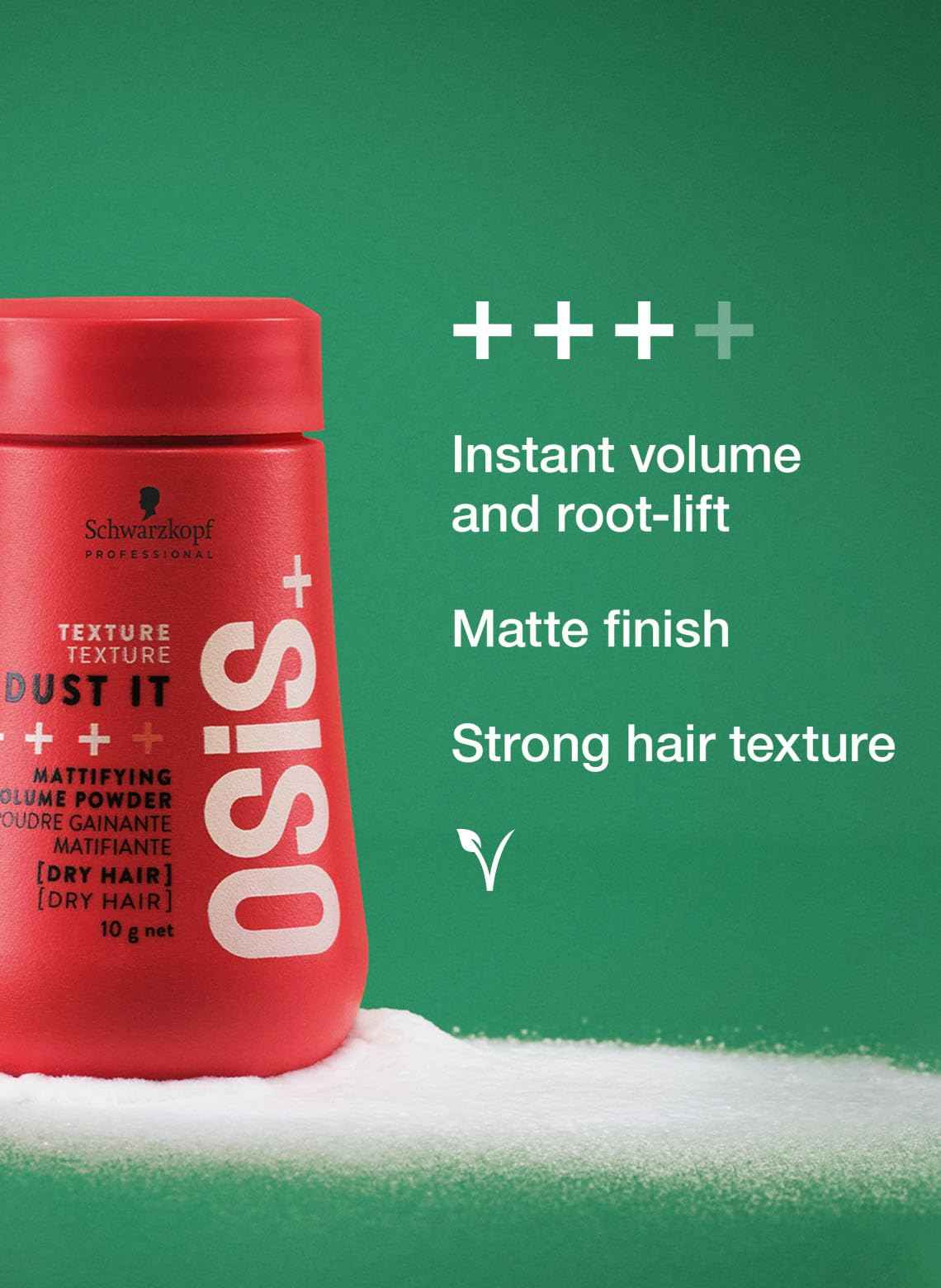 OSiS+ Dust It – Mattifying Volume Powder – long-lasting Hold, Strong Control and Separation – Matte Effect Texturizer Product for Wild Hair Styling and Volumizing, 0.35 oz 🍁 All In One Marketplace Canada