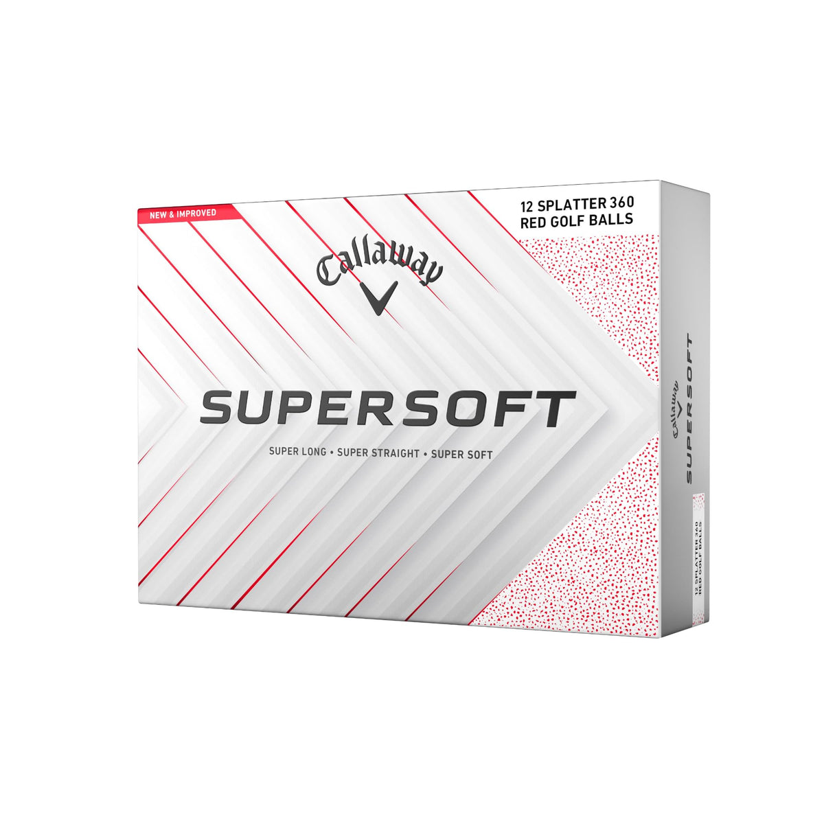 Callaway Golf Supersoft Golf Balls (2025, Red Splatter) 🍁 All In One Marketplace Canada