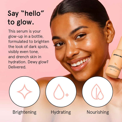 grace & stella Vitain C Serum (50ml /1.7 fl oz) - Brightening Vitamin C Face Serum with Hyaluronic Acid - To Reduce Dullness & Dark Spots - Vegan Skincare 🍁 All In One Marketplace Canada