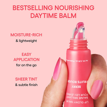 LANEIGE Lip Glowy Balm: Sheer Tinted Lip Moisturizer with Shea Butter, for Hydrating Shine & Soft Lips, Taro Bubble Tea 🍁 All In One Marketplace Canada
