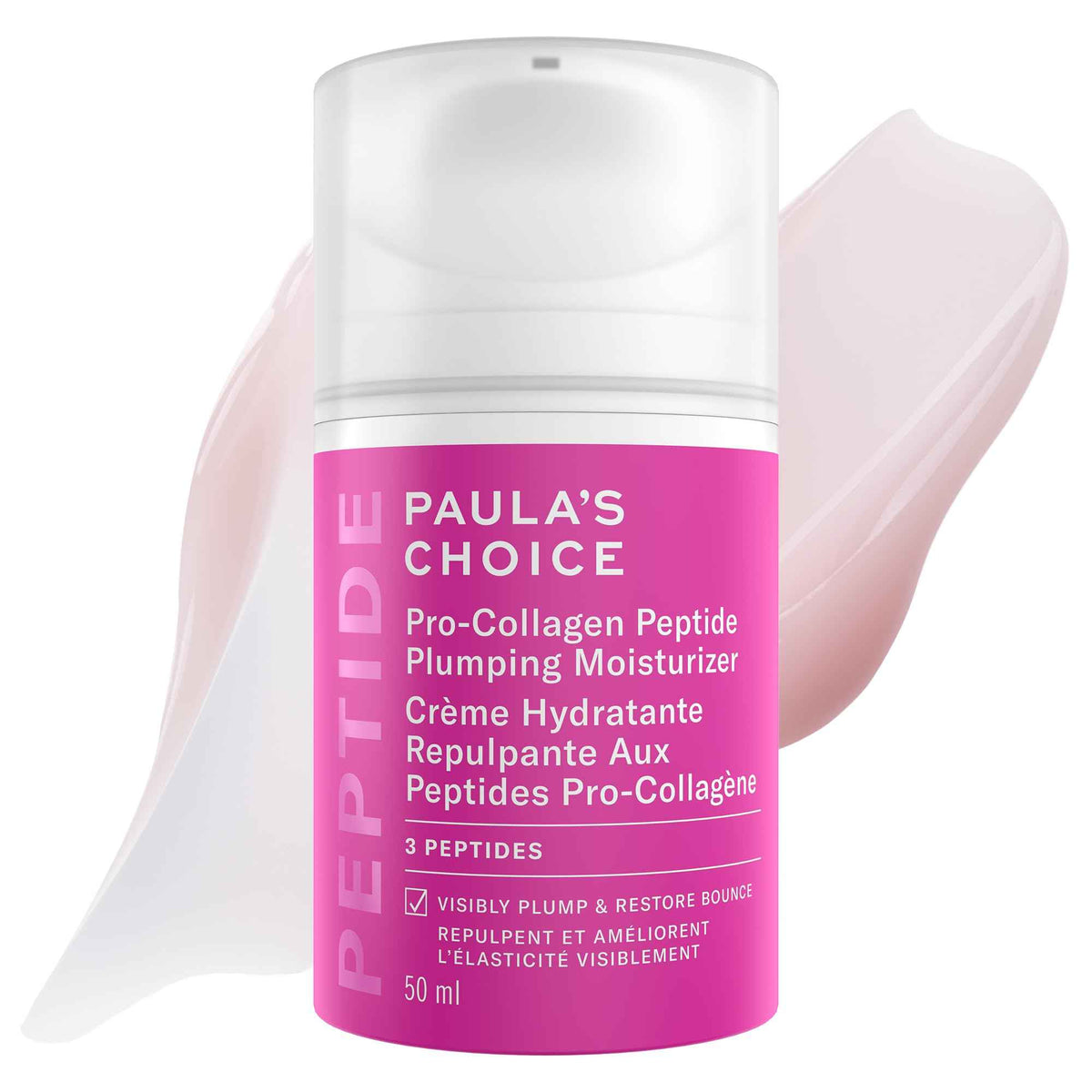 Paula's Choice Pro-Collagen Peptide Plumping Moisturizer, Daily Gel-Cream for Deep Lightweight Hydration, Wrinkles & Loss of Firmness, Fragrance-Free, 50 mL 🍁 All In One Marketplace Canada
