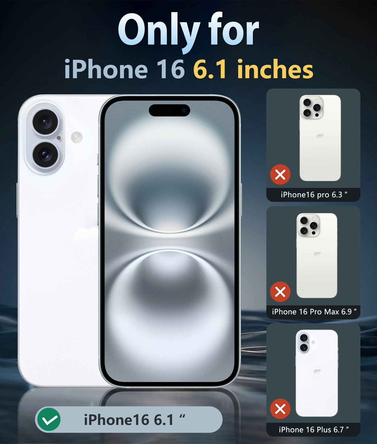 FNTCASE for iPhone 16 Case Clear: Magnetic Phone Cases with Screen Protector Drop Proof Compatible with Magsafe Slim Anti Yellowing Rugged Shockproof Protective Cell Cover (A-Clear Magnetic) 🍁 All In One Marketplace Canada