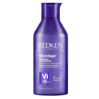 Redken Blondage Purple Toning Shampoo, Neutralizes Brassy Tones In Bleached Or Highlighted Hair, Anti-Brass Shampoo For Blonde Hair, 300ml 🍁 All In One Marketplace Canada
