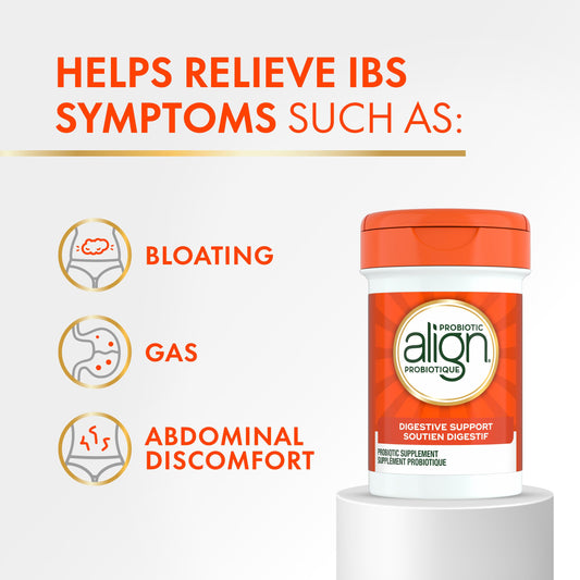 Align Probiotic Digestive Support, IBS Symptom Relief: Gas, Abdominal Discomfort, Bloating, Helps Healthy Intestinal Flora for Women & Men, 42 Capsules 🍁 All In One Marketplace Canada