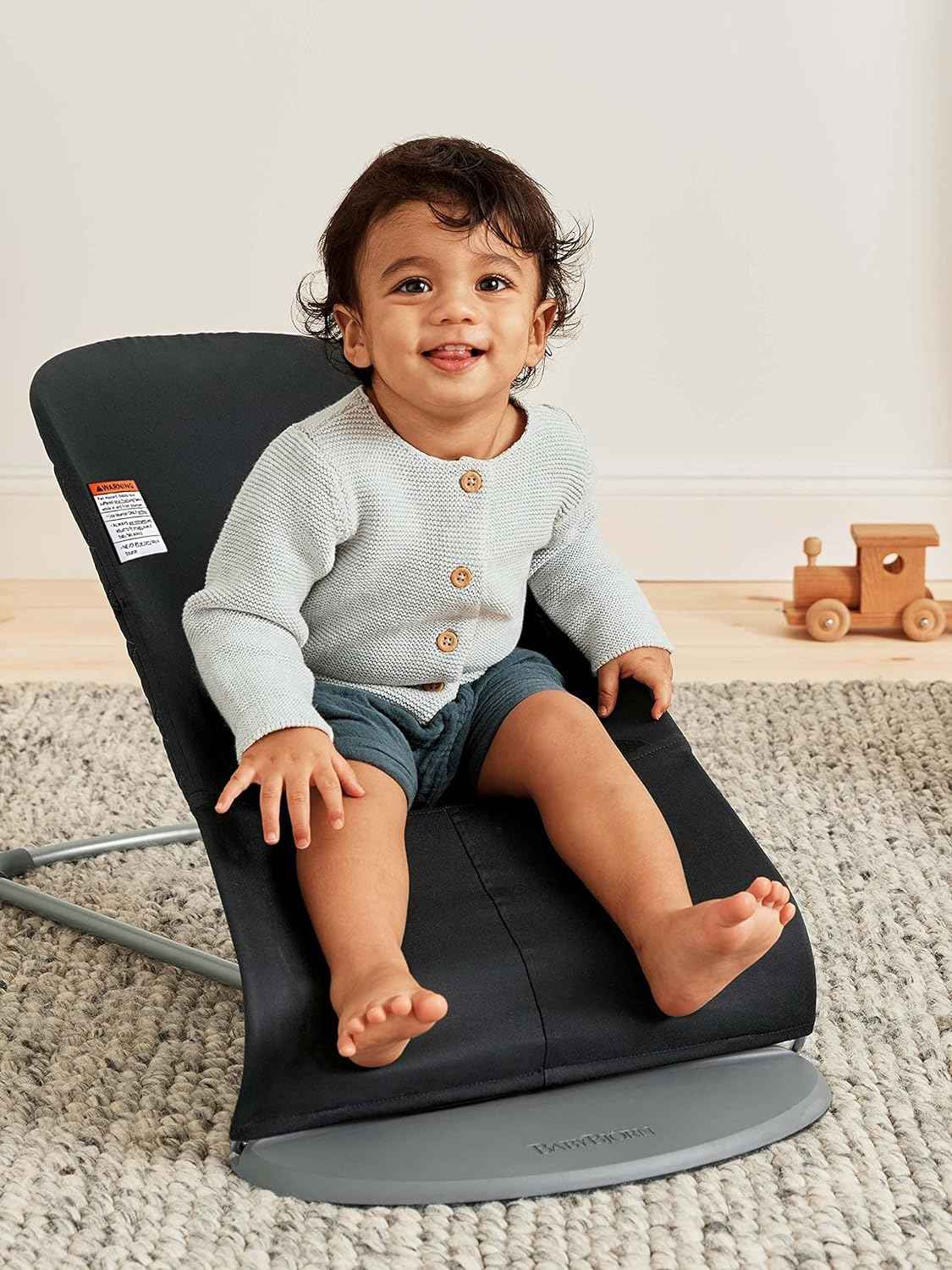 BabyBjörn Bouncer Bliss, Woven, C-quilt Black 🍁 All In One Marketplace Canada