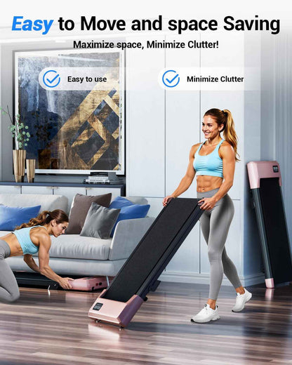 Superun Walking Pad,6% Manual Incline Walking Pad Treadmill,Under Desk Treadmill for Home Office, with App & Remote,2.5HP Quiet,LED Display,300 lbs Capacity 🍁 All In One Marketplace Canada